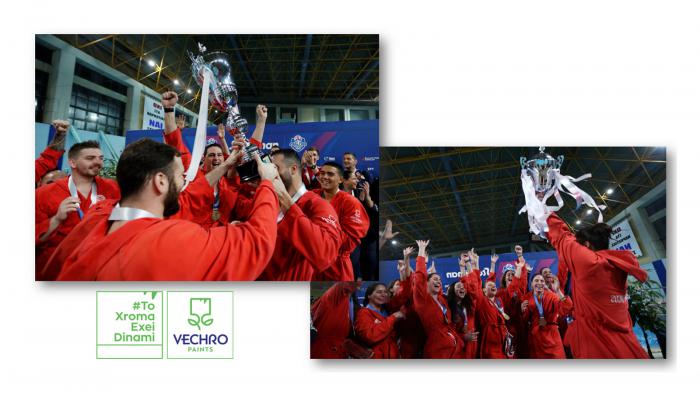 Η VECHRO έδωσε δύναμη στους «ερυθρόλευκους» του πόλο ανδρών & γυναικών που έγιναν Κυπελλούχοι Ελλάδας 2023